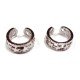 LOT de 2 bagues d'oreilles, motif étoile