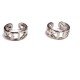 LOT de 2 bagues d'oreilles, motif méduse