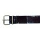 Ceinture noire vernie