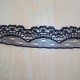 Dentelle noire polyester 250M