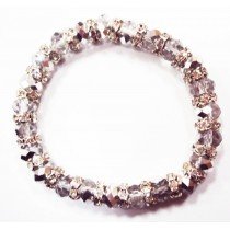 Bracelet &eacute;lastique en cristal