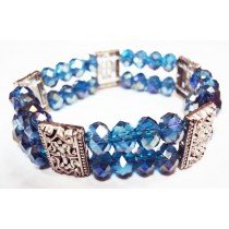 Bracelet cristal 2 rangs