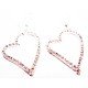 Boucles d'oreilles gros coeur