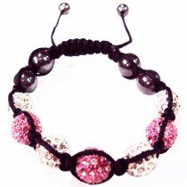 Bracelet SHAMBALLA rose 7 perles