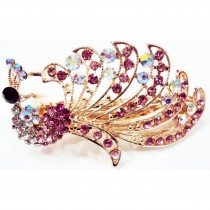 Barrette PAON rose