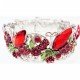 Bracelet manchette rouge 2 cm