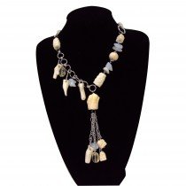 Collier breloques -pi&egrave;ce unique-