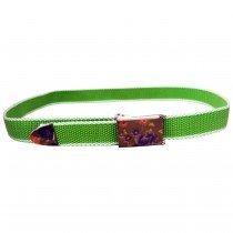 Ceinture sangle vert