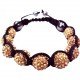 Bracelet SHAMBALLA doré