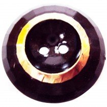 10 Boutons dor&eacute;s disco en 27, 33 mm