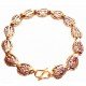 Bracelet plaqué or 18K coquillage