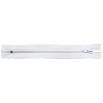 10 Fermetures &eacute;clairs NYLON en 15, 20 cm - Blanc