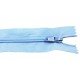 10 Fermetures éclairs NYLON en 20 cm -  Bleu lagon