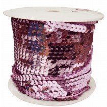 Fil &agrave; paillettes sequins 100M - Rose