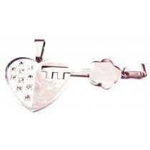 Pendentifs pour couple Clef