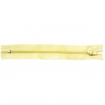 10 Fermetures éclairs NYLON en 15, 18 cm - Jaune