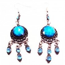 B.O orientales forme ronde - Turquoise