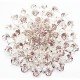 Broche en cristal cz fleur 7 cm