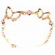 Bracelet plaqué or papillon