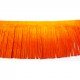 Frange en daim 23M - Orange