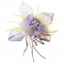 Broche fleur lilas