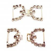 Boucle strass &agrave; attache 5 PCS