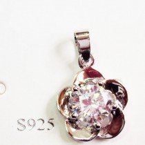 Pendentif S925 Fleur