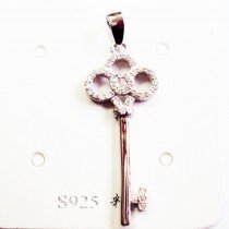 Pendentif S925 clef