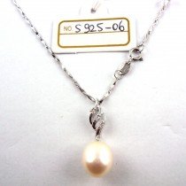 Collier perle de culture S925-06
