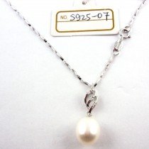 Collier perle de culture S925-06