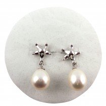 B.O goutte motif &eacute;toile S925 