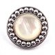  Bouton boule en 30 mm - Argent