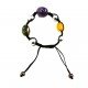 Bracelet pierre agate multicolore