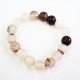 Bracelet agate tâchetée 10 mm