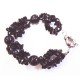 Bracelet baroque agate noire