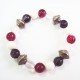 Bracelet antique cristal de roche/agate