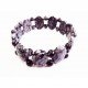 Bracelet obsidienne flocons de neige 