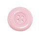 10 boutons en nylon - Rose