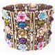 Bracelet manchette cristal multicolore