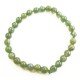 Bracelet agate vert 6 mm