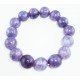 Bracelet agate violet en 13 mm