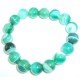 Bracelet agate vert en 12 mm