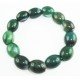 Bracelet agate ovale vert