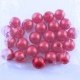 25 Perles de culture en 10 mm - Rouge