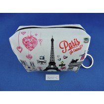 Porte monnaie &agrave; th&egrave;me parisien 