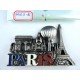 Magnet aimanté de frigo "Paris"
