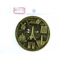 Magnet aimant&eacute; rond "Paris"