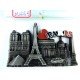 Magnet aimanté de frigo "Paris"