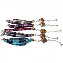 LOT de 12  bracelets tissu