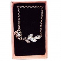 Pendentif cristal fleur